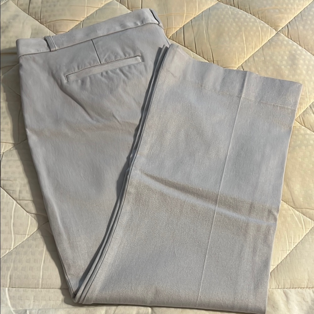 Banana Republic Gray Ankle-Length Dress Pants
